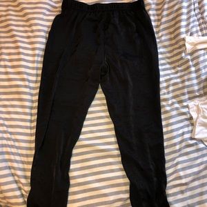 black satan joggers